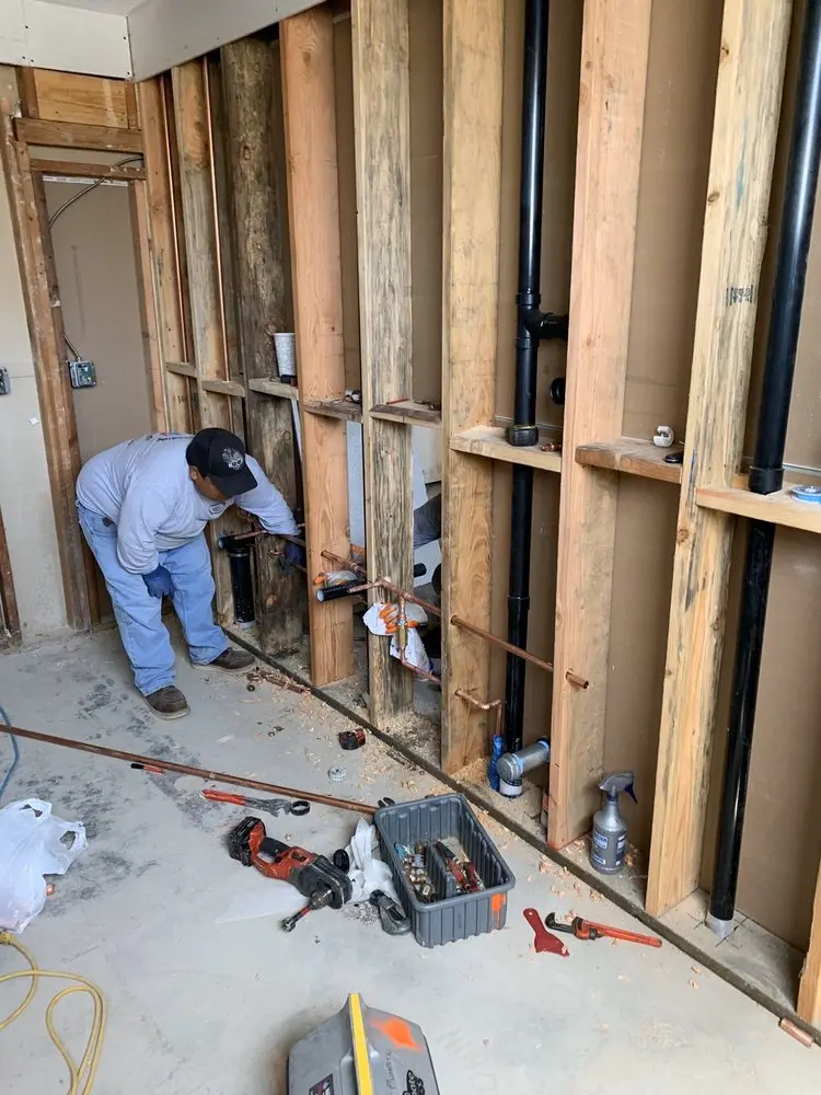 Commercial rough-in plumbing for Trenchless Sewer Repair in North Glendale